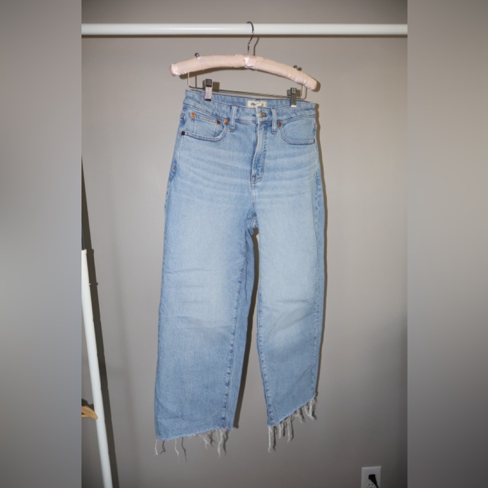 Madewell Curvy Perfect Vintage Wide Leg Crop Jean Women’s size 28